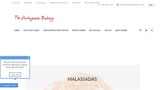 Desktop Screenshot of portuguesebakery.com